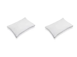 Lot De 2 Oreillers Microgel Ferme Percale Simmons 65x65 -Literie Magasin oreiller 21842541