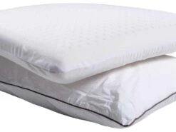 Oreiller Latex Naturel Et Taie D'oreiller Percale Someo 60x60 10 Oreiller Latex Naturel Et Taie D'oreiller Percale Someo 60x60 -Literie Magasin oreiller 21842611