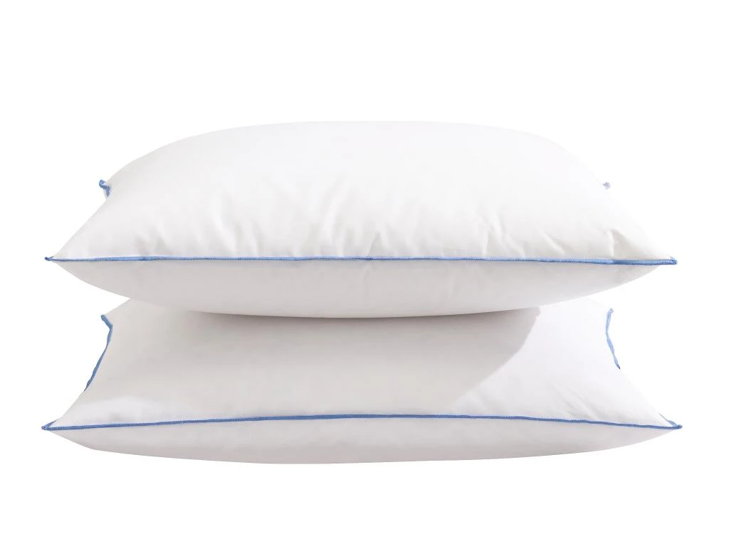 Lot De 2 Oreillers Moelleux/ferme Duvet De Canard Anti-allergènes Someo 60x60 4 Lot De 2 Oreillers Moelleux/ferme Duvet De Canard Anti-allergènes Someo 60x60 – Image 4