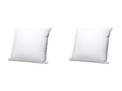 Lot De 2 Oreillers éco Naturels Ferme Enveloppe Coton Bio Someo 60x60