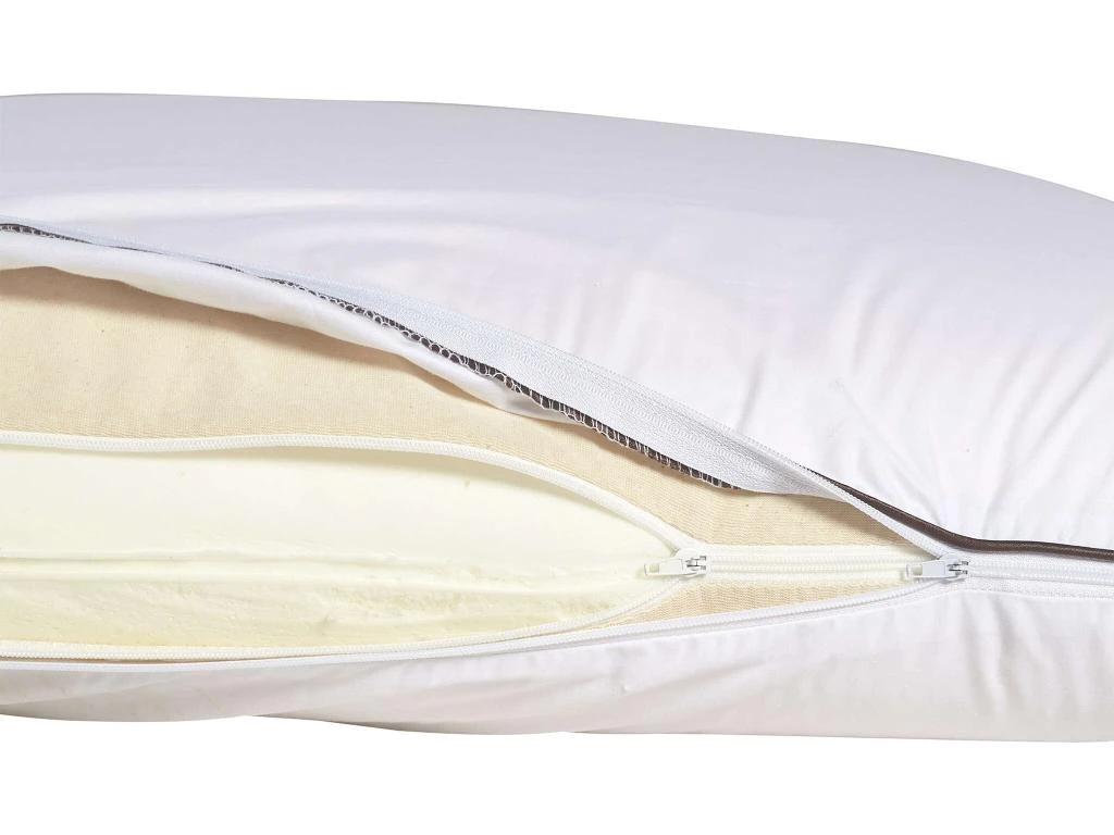 Lot De 2 Oreillers Mousse Mémoire Végétale Et Taies D'oreillers Percale Someo 40x60 2 Lot De 2 Oreillers Mousse Mémoire Végétale Et Taies D'oreillers Percale Someo 40x60 – Image 2
