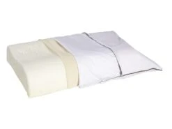 Oreiller Ergonomique Mousse Mémoire Végétale Et Taie D'oreiller Percale Someo 40x60 -Literie Magasin oreiller 21842791