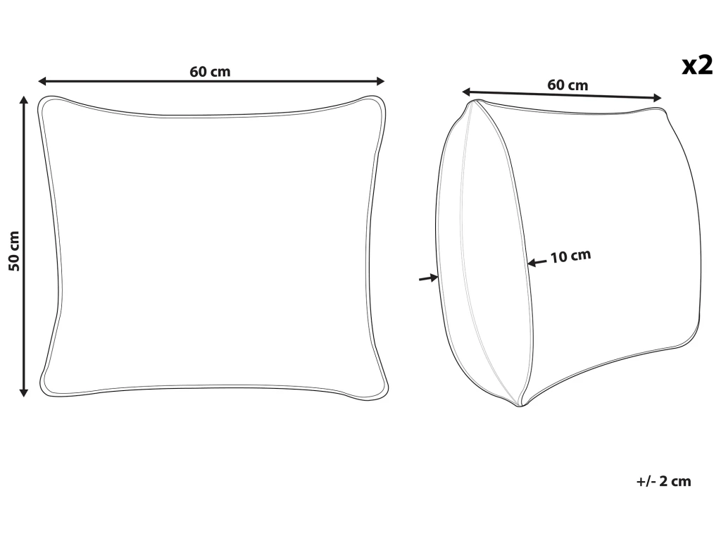 Lot De 2 Oreillers En Plumes Et Duvet De Canard 50 X 60 Cm KHARTAPHU 3 Lot De 2 Oreillers En Plumes Et Duvet De Canard 50 X 60 Cm KHARTAPHU – Image 3