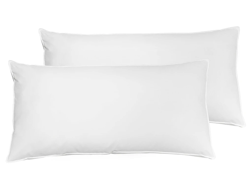 Lot De 2 Oreillers En Plumes Et Duvet De Canard 40 X 80 Cm KHARTAPHU 1 Lot De 2 Oreillers En Plumes Et Duvet De Canard 40 X 80 Cm KHARTAPHU