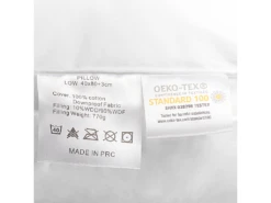 Lot De 2 Oreillers En Plumes Et Duvet De Canard 40 X 80 Cm KARIJANG -Literie Magasin oreiller 22784987