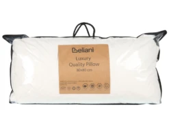 Lot De 2 Oreillers En Plumes Et Duvet De Canard 80 X 80 Cm KARIJANG -Literie Magasin oreiller 22808451