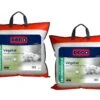 Lot De 2 Oreillers DODO Ergonomiques à Mémoire De Forme - 60x60 Cm - VEGETAL