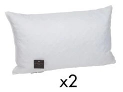 Lot De 2 Oreillers JEAN LOUIS SHERRER Mémoire De Forme 50 X 70 Cm SELENE