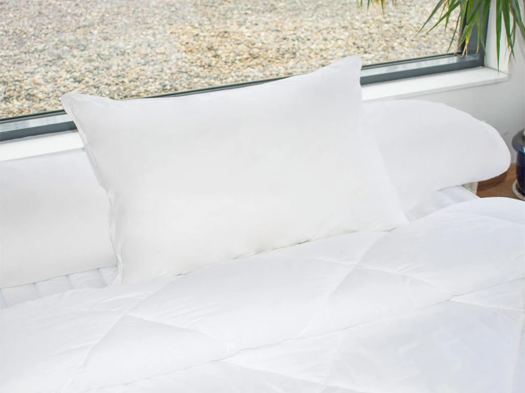 Oreiller Mémoire De Forme Mémofill 50 X 70 Cm - Percale De Coton - 91 Fils/cm² - 750 Gr - Blanc - AUXENCE 4 Oreiller Mémoire De Forme Mémofill 50 X 70 Cm - Percale De Coton - 91 Fils/cm² - 750 Gr - Blanc - AUXENCE – Image 4