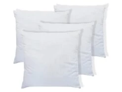 Lot De 4 Oreillers Câlin 60 X 60 Cm - 400 Gr - Blanc - TORIVIA -Literie Magasin oreiller 7729949
