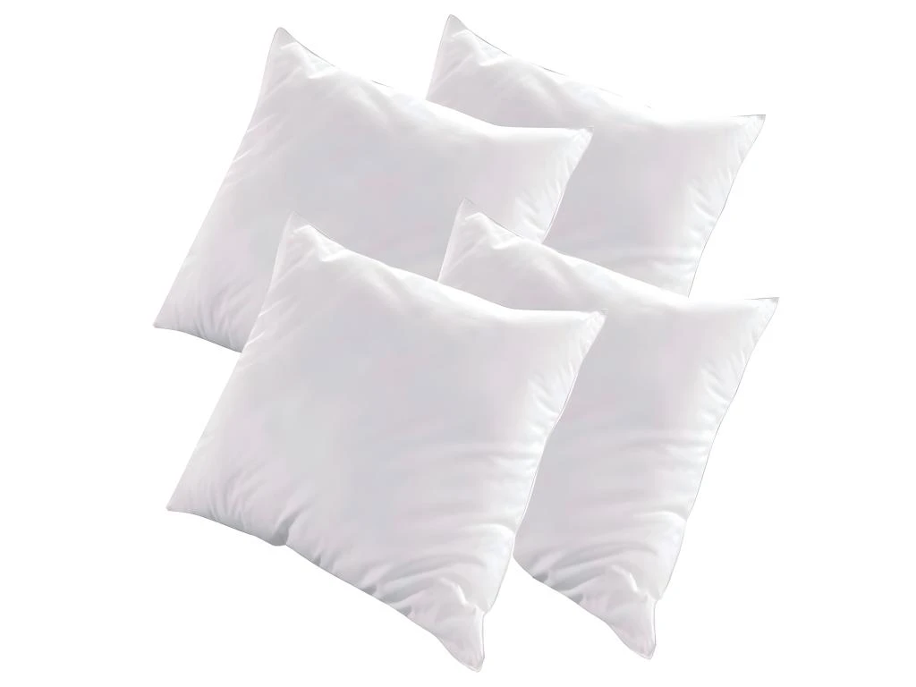 BELLECOUR LITERIE | Lot De 4 Oreillers 60x60 Cm ALASKA | Fibres Creuses Polyester | Mi-ferme 1 BELLECOUR LITERIE | Lot De 4 Oreillers 60x60 Cm ALASKA | Fibres Creuses Polyester | Mi-ferme
