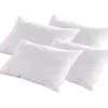 OLYMPE LITERIE | Lot De 4 Oreillers 45x70 Cm NATURA | Duvet & Plumes | Mi-fermes