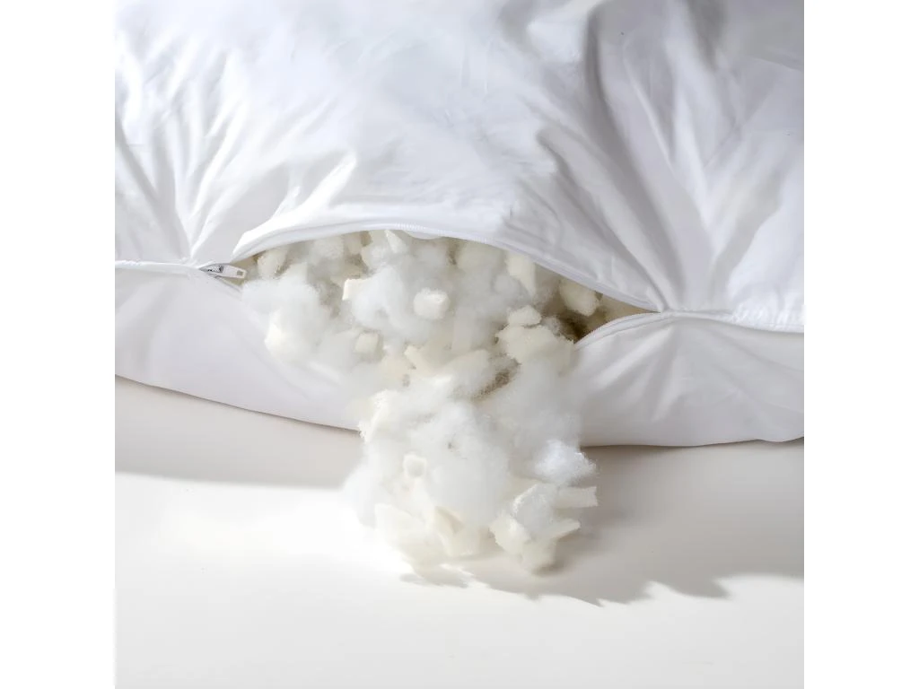 Lot De 2 Oreillers Mémoire De Forme Mixte - Confort Réglable - 60x60cm 2 Lot De 2 Oreillers Mémoire De Forme Mixte - Confort Réglable - 60x60cm – Image 2