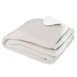 Plaid SWEET 130x150cm - 100% Polyester - Grege