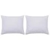 Protège-oreillers 2 Pcs 80x80 Cm Blanc