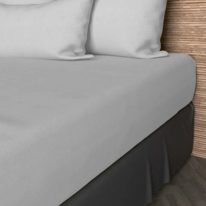 SOLEIL D'OCRE Drap Housse 180x200 Cm En Coton 57 Fils - Blanc 1 SOLEIL D'OCRE Drap Housse 180x200 Cm En Coton 57 Fils - Blanc