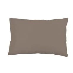 SOLEIL D'OCRE Lot De 2 Taies D'oreiller 100% Coton 50x75 Cm Taupe