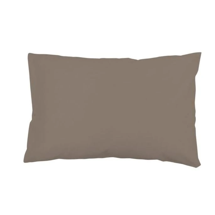 SOLEIL D'OCRE Lot De 2 Taies D'oreiller 100% Coton 50x75 Cm Taupe 1 SOLEIL D'OCRE Lot De 2 Taies D'oreiller 100% Coton 50x75 Cm Taupe