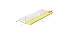 Surmatelas En Mousse Mémoire De Forme Viska - 4 Cm - 7 Tailles -Literie Magasin surmatelas en mousse memoire de forme viska 4 cm 7 tailles 3666722946704 1490978