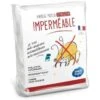 SWEET NIGHT Protege Matelas Imperméable Et Anti Acariens - 80 X 190/200 Cm - Blanc