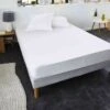 SWEETNIGHT Protege-matelas TOP PRIX 90x190 / 200 Cm - Blanc