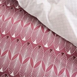 TODAY Parure De Couette 220x240 + 2 Taies D'oreiller 65x65 Cm - 100% Coton - Bordeaux Graphique SUNSHINE 4.7 -Literie Magasin today parure de couette 220x240 2 taies d oreiller 65x65 cm 100 coton bordeaux graphique sunshine 4 7 3574641056193 599970