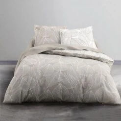 TODAY Parure De Couette 240x260 + 2 Taies D'oreillers 63x63cm - 100% Coton - Flanelle 2020 Canopee