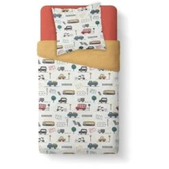 TODAY Parure De Lit Enfant Kids First 1.4 - 1 Personne - Housse De Couette 140 X 200 Et 1 Taie D'oreiller 63 X 63 Cm - Imprimé Blanc -Literie Magasin today parure de lit enfant kids first 1 4 1 personne housse de couette 140 x 200 et 1 taie d oreiller 63 x 63 cm imprime blanc 3574641077372 781604