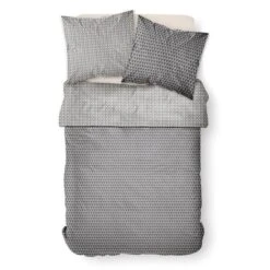 TODAY Parure De Lit Gypset - 1 Housse De Couette 240 X 260 Cm + 2 Taies D'Oreiller 63 X 63 Cm - 100% Coton 57 Fils - Gris -Literie Magasin today parure de lit gypset 1 housse de couette 240 x 260 cm 2 taies d oreiller 63 x 63 cm 100 coton 57 fils gris 3574641046637 424126